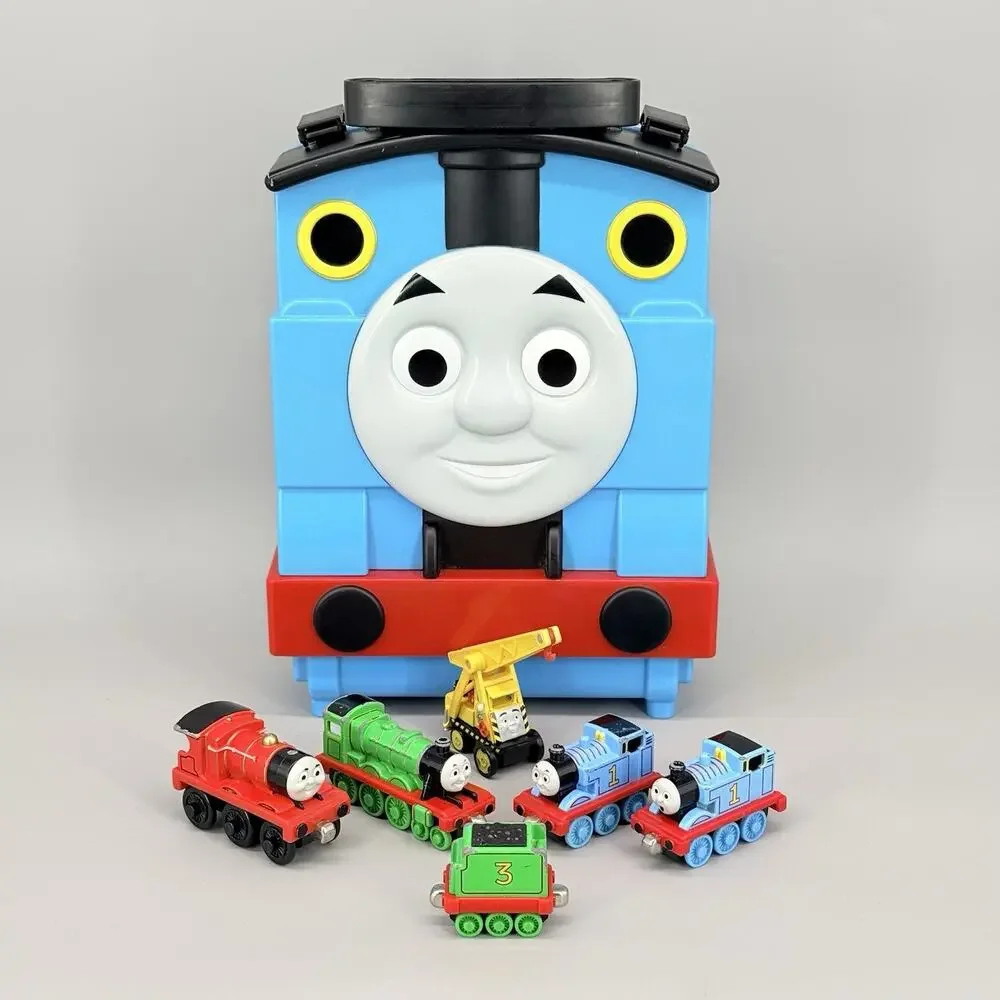 Mattel Thomas Tank Engine Train Storage Carry Case Take N Play Travel Track +